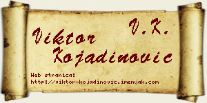 Viktor Kojadinović vizit kartica